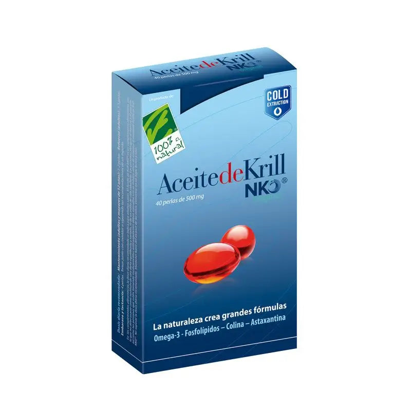100%Natura Krill Oil Nko , 40 capsules