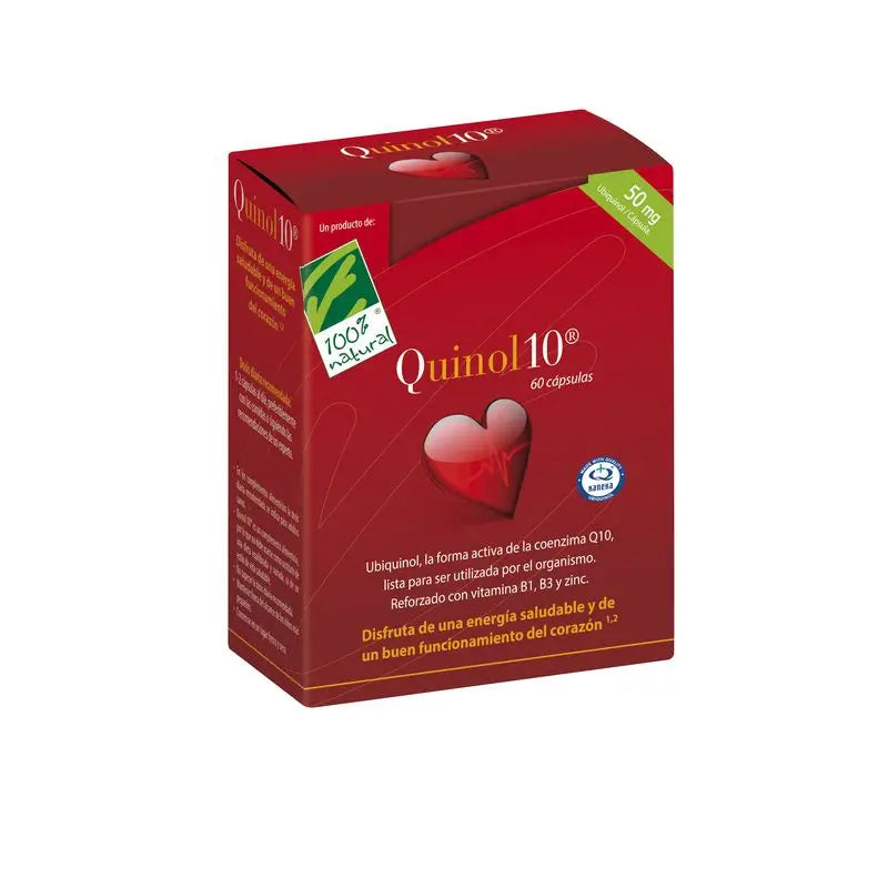 100%Natura Quinol10 50 Mg , 60 capsules