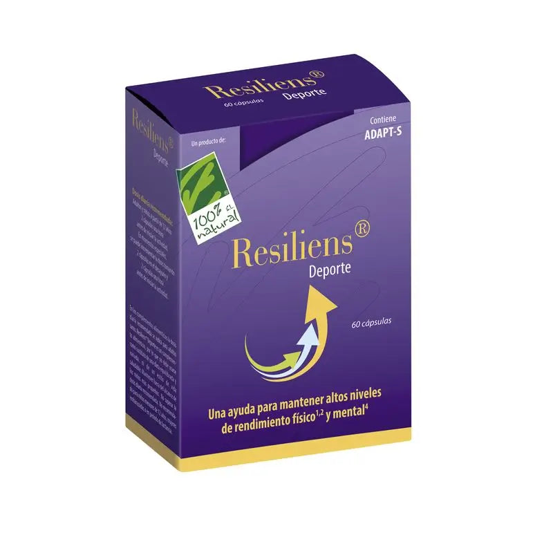 100%Natura Resiliens Sport , 60 capsules
