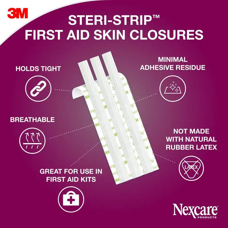 3M Nexcare Steri-Strip Adhesive Skin Sutures, 8 pcs.