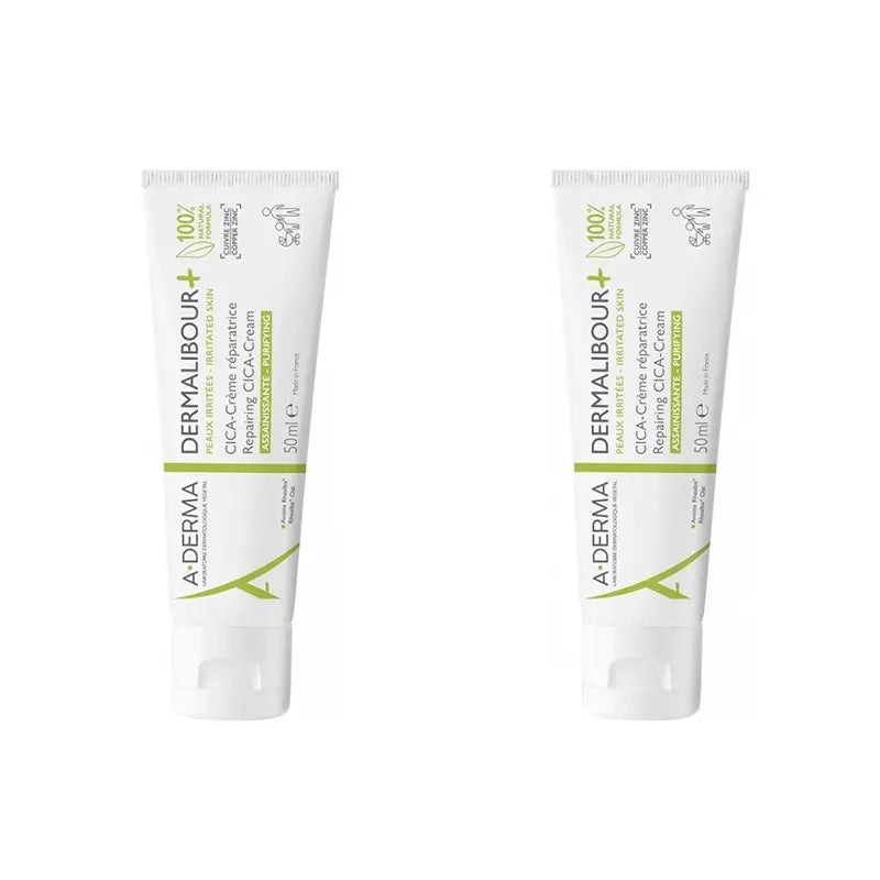 A-Derma Dermalibour+ Cica Cream, 2X50 Ml