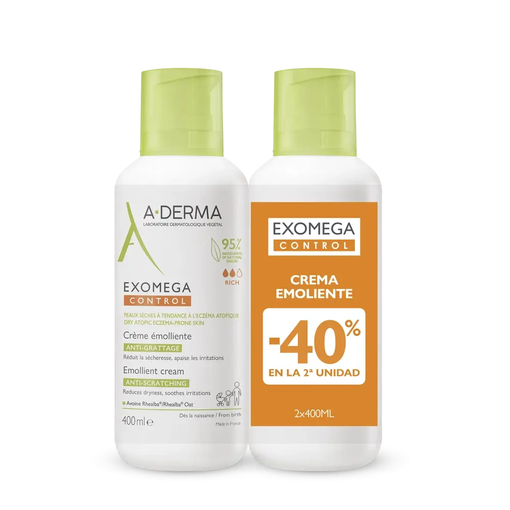 A-Derma Exomega Cream 2 X 400Ml