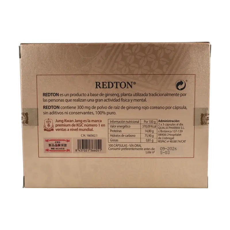 Abamed Farma Redton Korean Red Ginseng 100Cap
