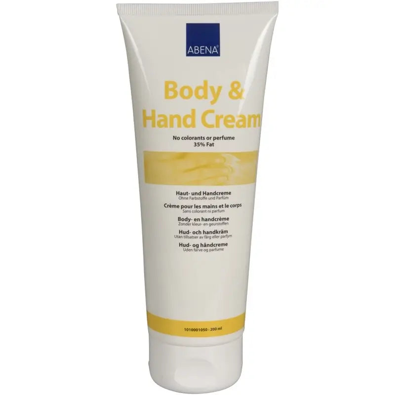 Abena Body and Hand Cream, 35% Lipids, 200 ml