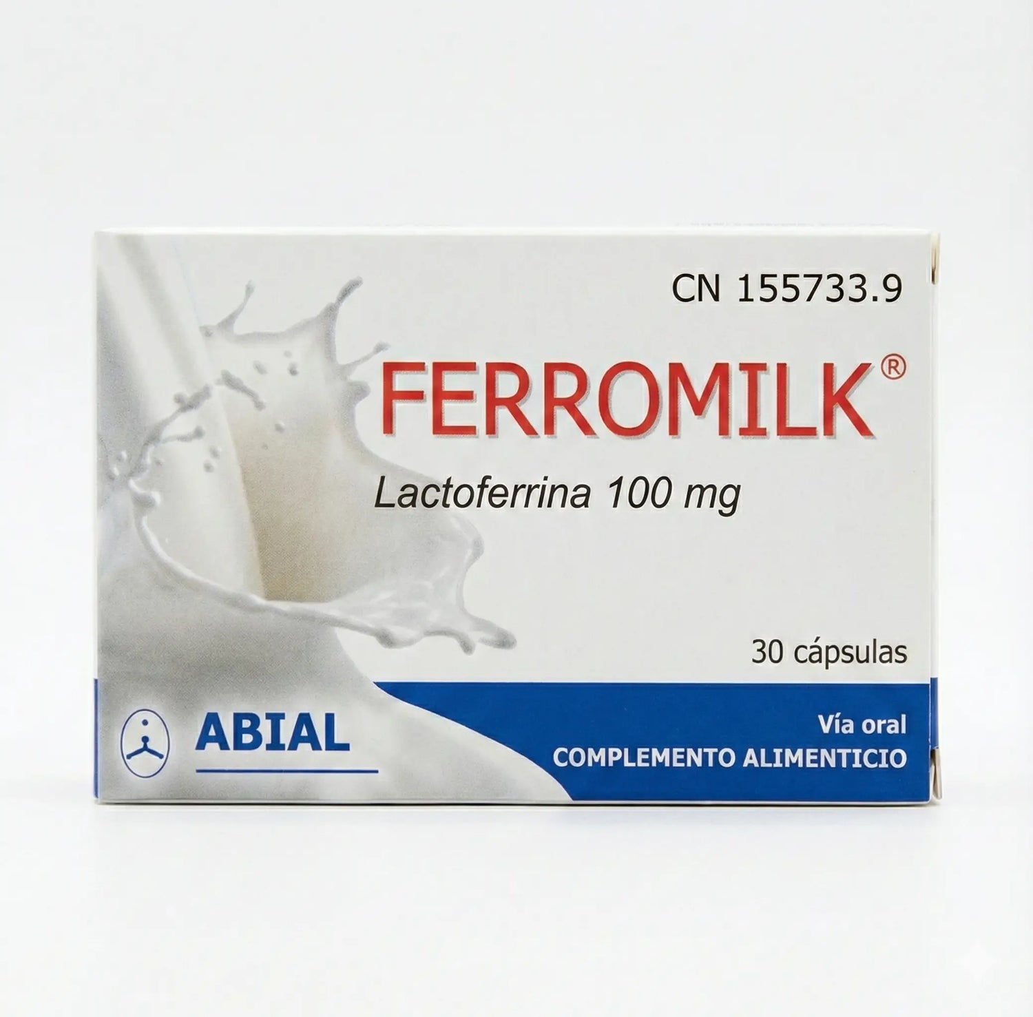 Abial Ferromilk Lactoferrin 100Mg. 30Cap.