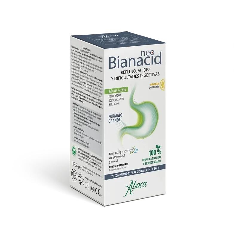 Aboca Neobianacid Lemon, 70 Tablets
