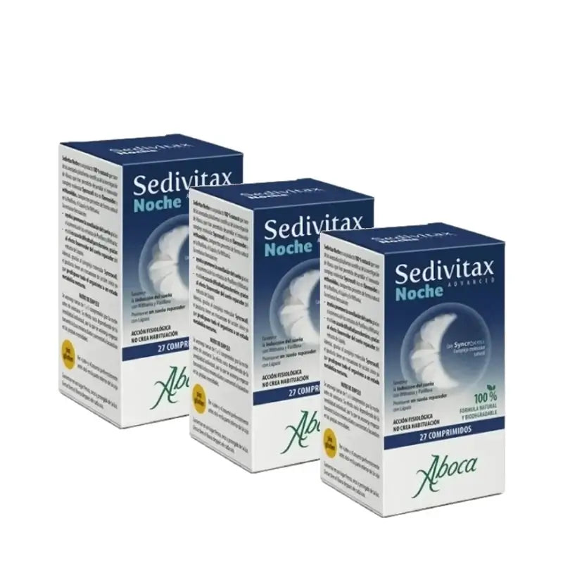 Aboca Sedivitax Night Advanced, 27 tablets, pack of 3
