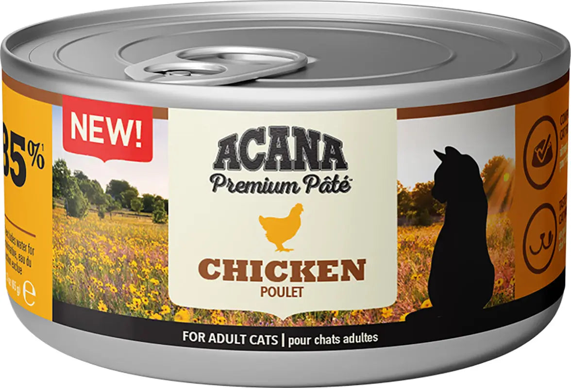 Acana Feline Premium Pate Chicken 24X85Grs wet cat food