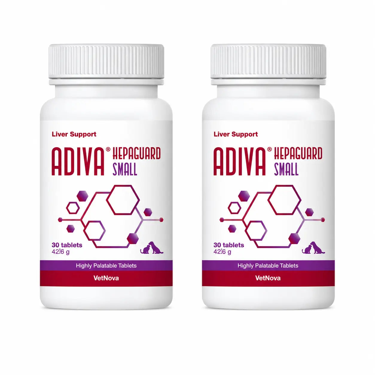 Adiva Vetnova Adiva Hepaguard Small, 30 Tablets, pack 2