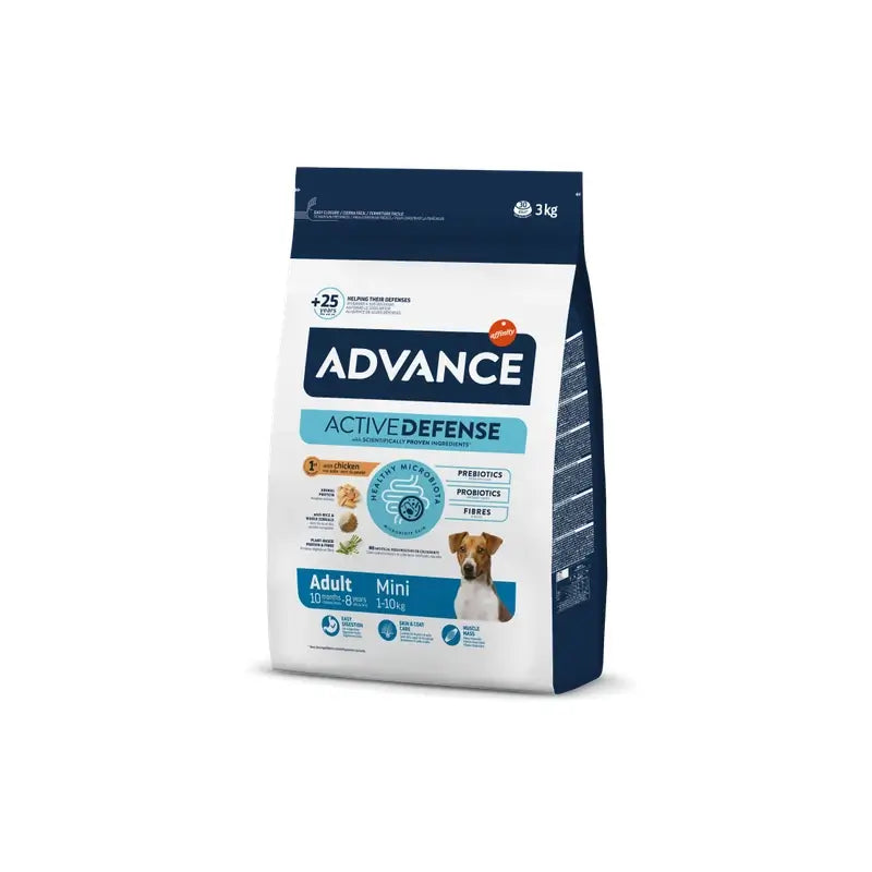 Advance Canine Adult Mini Chicken Rice 3Kg, dog food for dogs