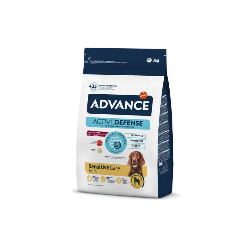 Advance Canine Adult Sensitive Lamb Rice 3Kg, dog food for dogs
