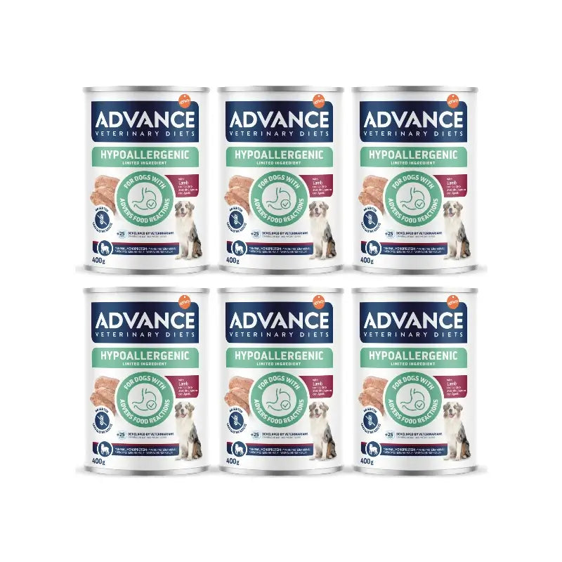 Advance Wet Dog Food, With Lamb, Single Serve, 6 x 400 g