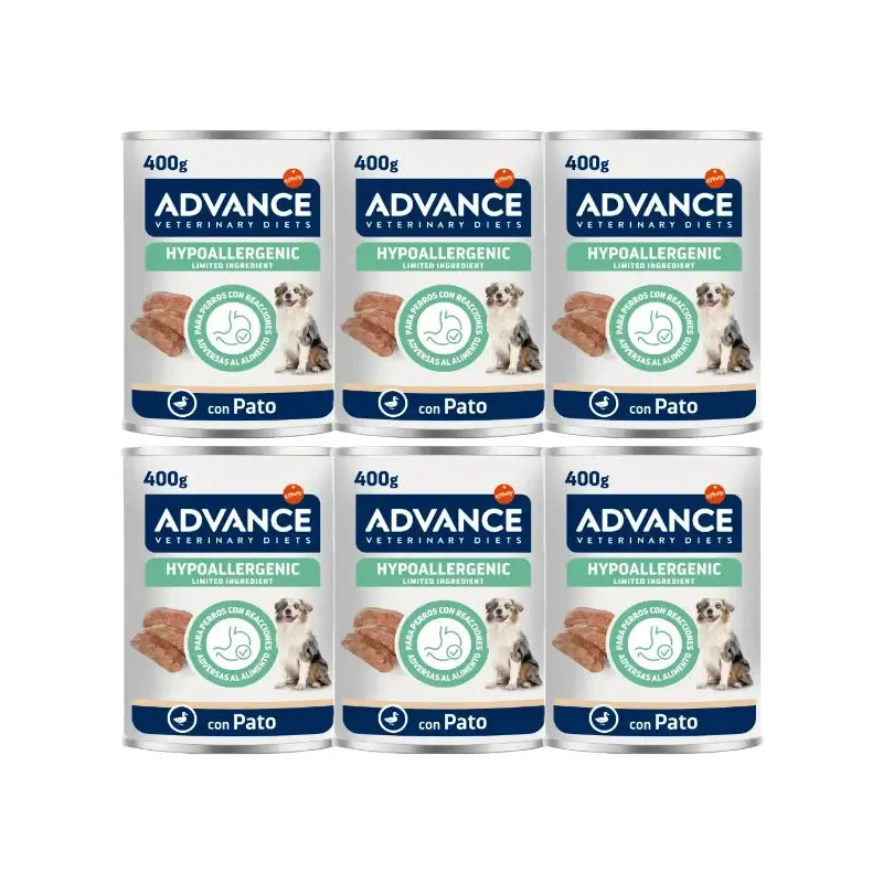 Advance Wet Dog Food, With Duck, Single Serve, 6 x 400 g