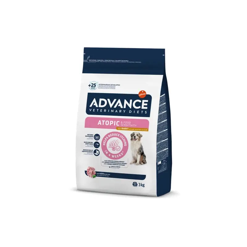 Advance Vet Canine Adult Atopic Rabbit 3Kg, dog food for dogs