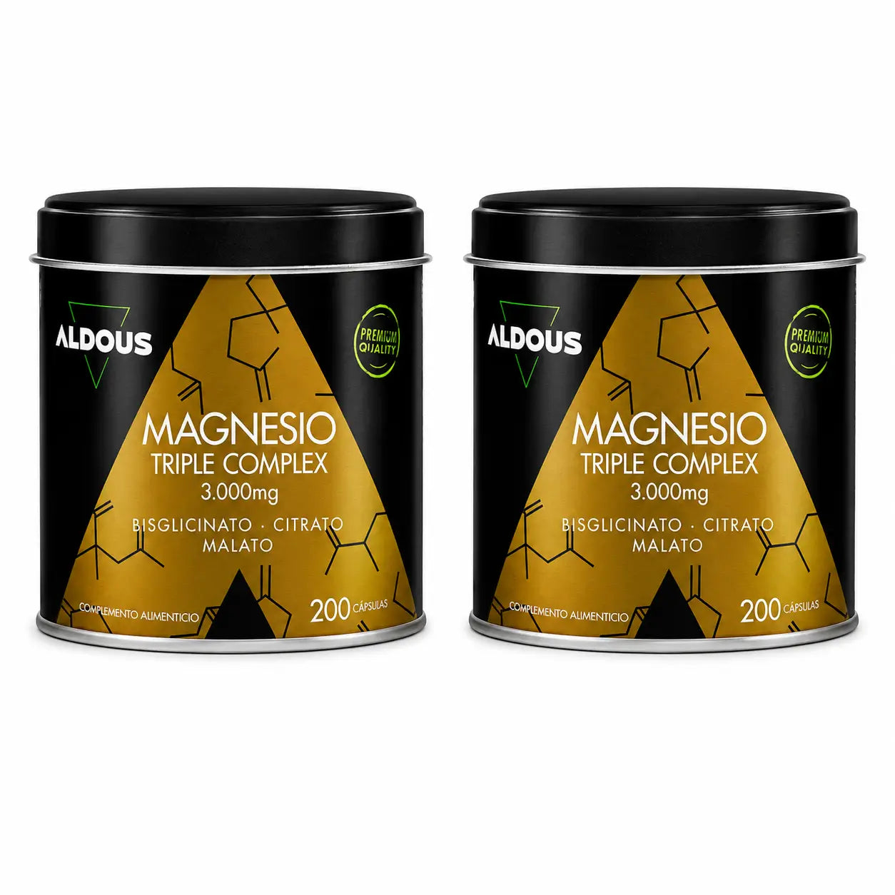 Aldous Bio Magnesium Complex Triple 3000Mg, 200 Capsules, pack 2