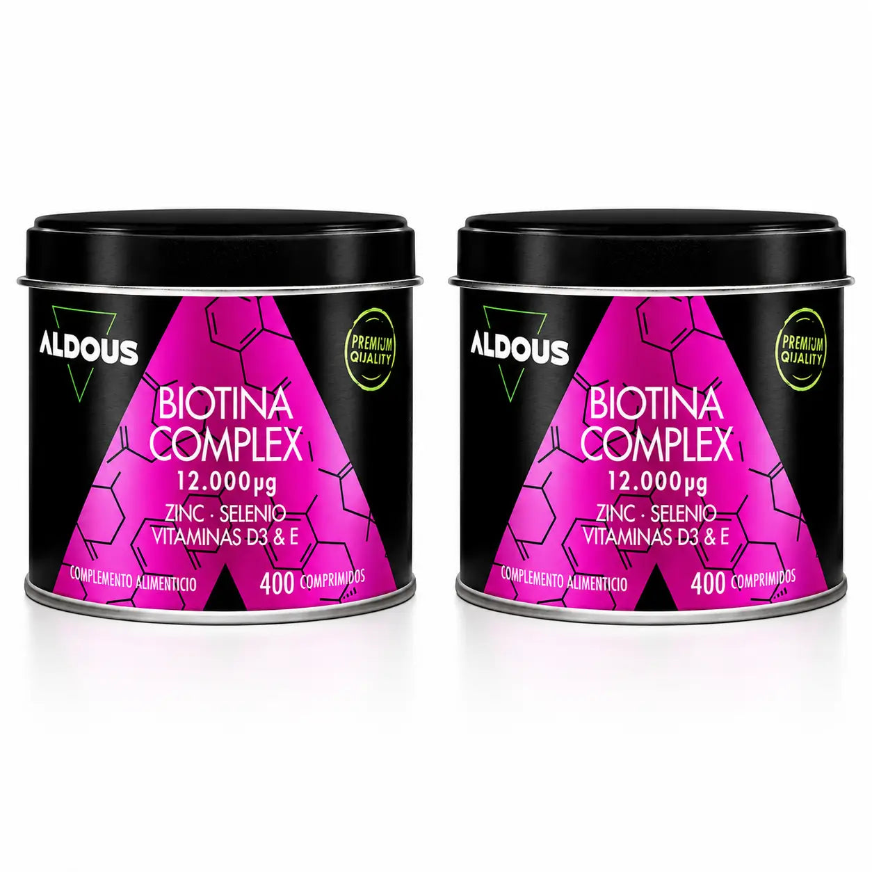 Aldous Labs Biotin With Zinc, Selenium, Vitamin D3 And E , pack 2
