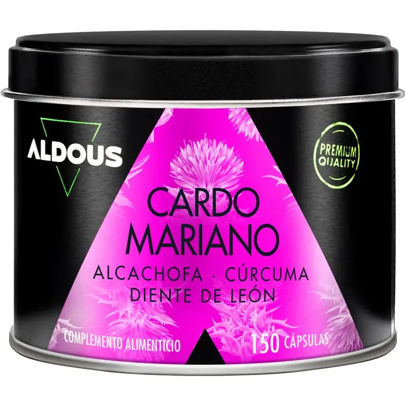 Aldous Labs Dietary Supplement Milk Thistle With Artichoke, Turmeric, Dandelion & Desmodium , 150 capsules