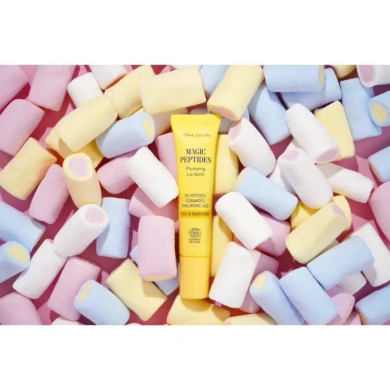 Alma Secret Magic Peptides Lip Balm Ecocert Cosmos Natural , 15 ml
