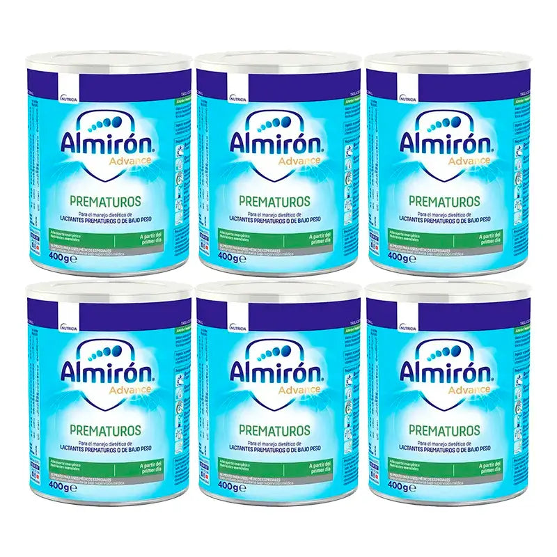 Almirón Advance Premature Infants, 6 x 400 grams