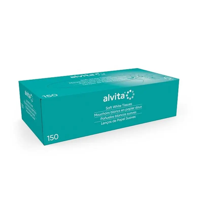 Alvita Handkerchiefs Box 150 U, 150 Units
