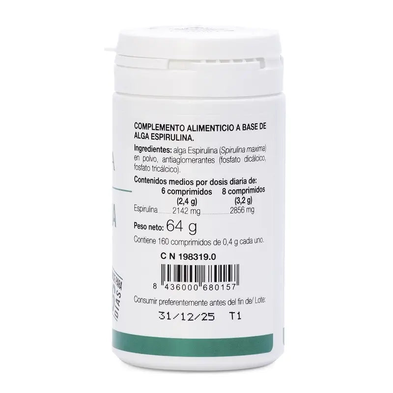 Ana Maria Lajusticia Spirulina, 160 tablets