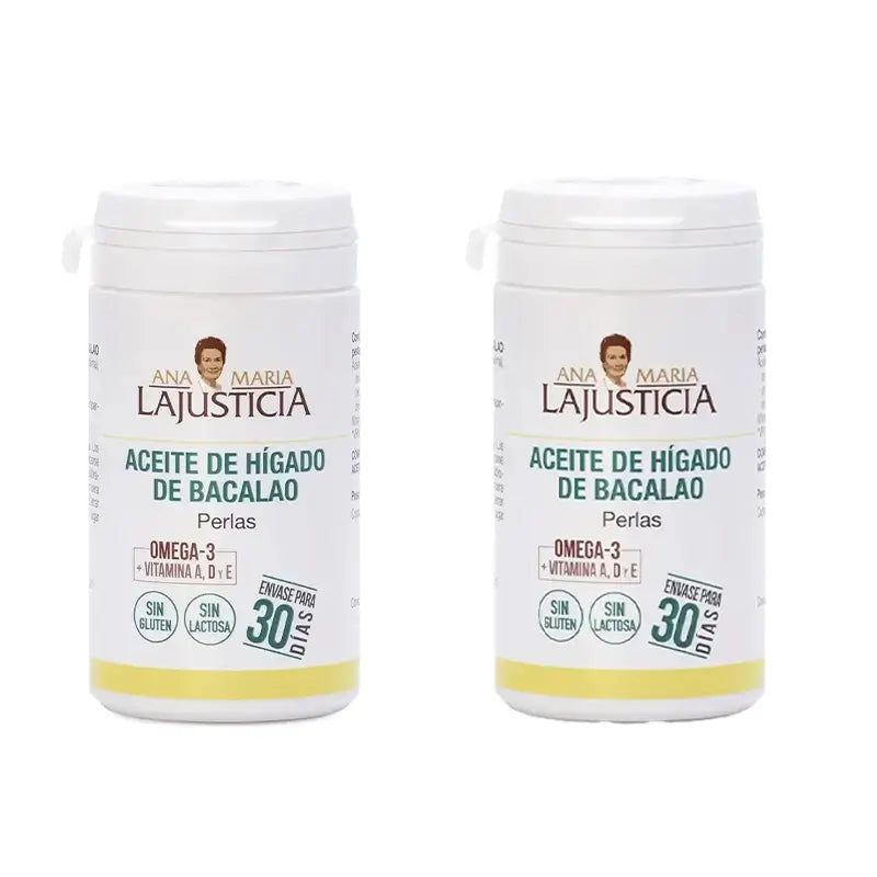 Ana Maria Lajusticia Cod Liver Oil, 2X90 Softgels