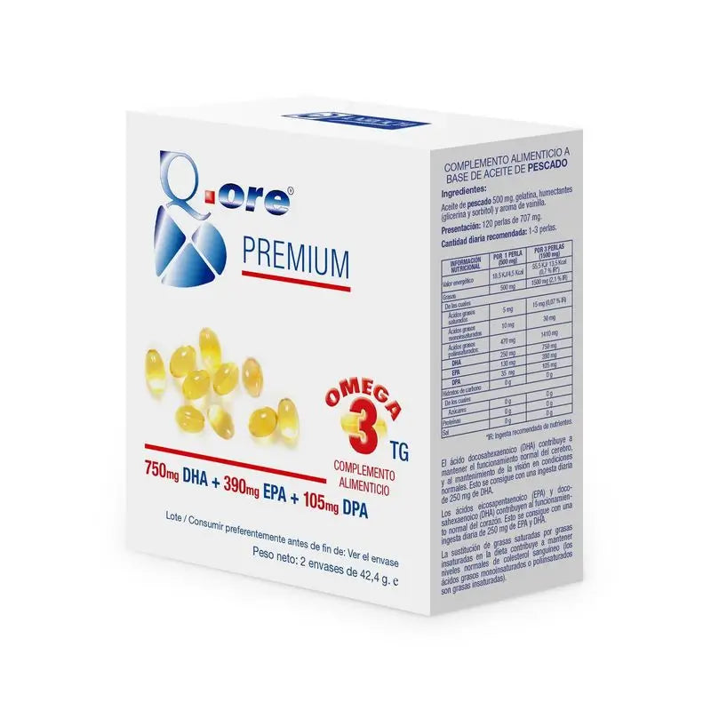 Anroch Q Ore Omega Premium 60 Pearls , 60 pearls