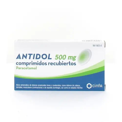 Antidol 500 mg 20 film-coated tablets