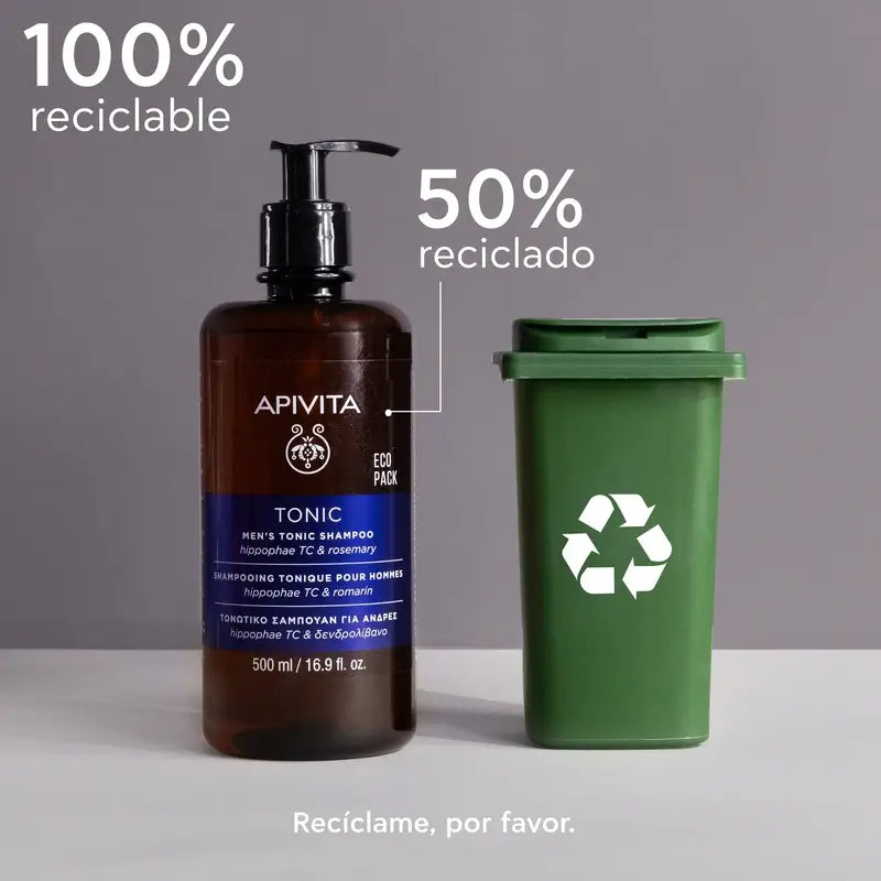 Apivita Men Hair Loss Toning Shampoo 500 ml