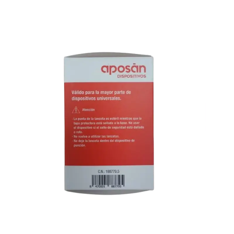 Aposan Single Use Sterile Lancets, 100 units