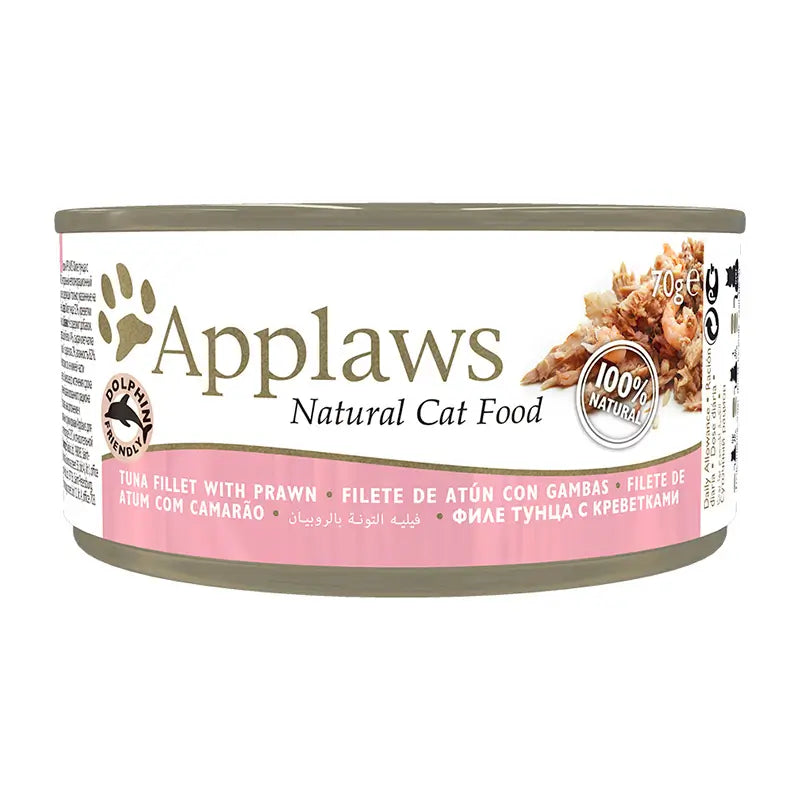 Applaws Cat Tuna & Prawns Can 24X70Gr