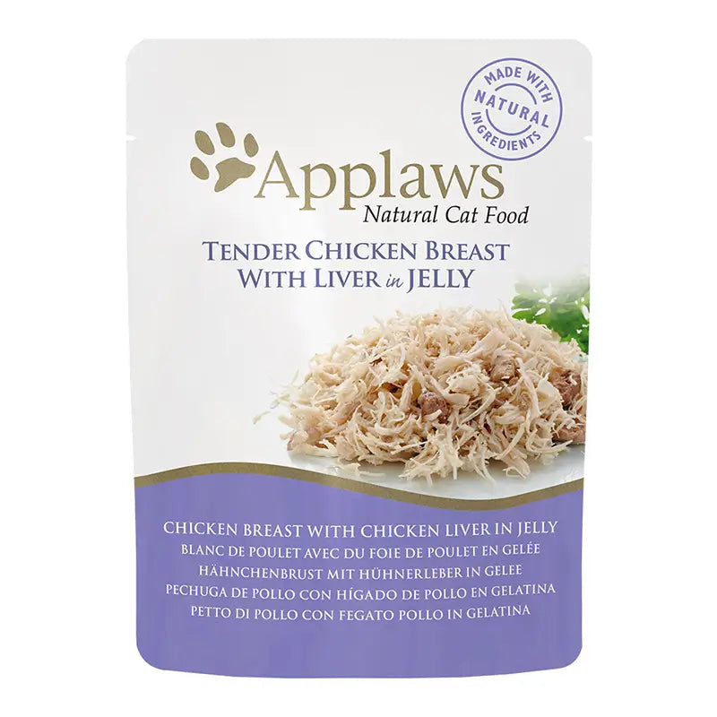 Applaws Cat Chicken & Liver in Jelly 16X70Gr