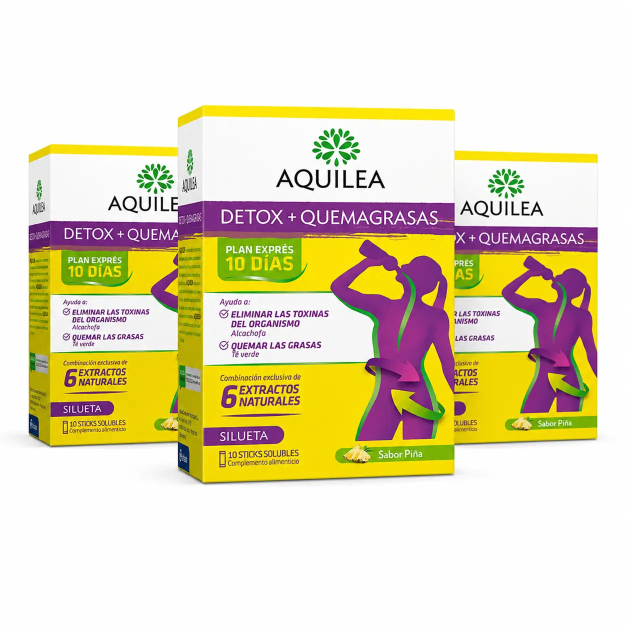 Aquilea Detox 10 Sticks, pack of 3