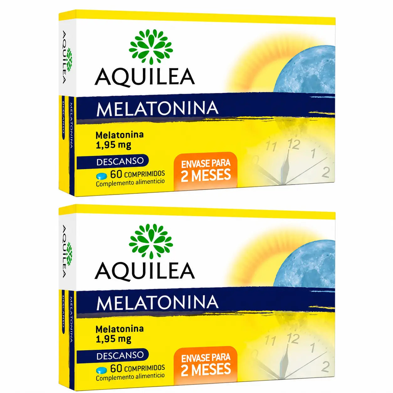 Aquilea Melatonin 1.95 mg 60 tablets, pack of 2