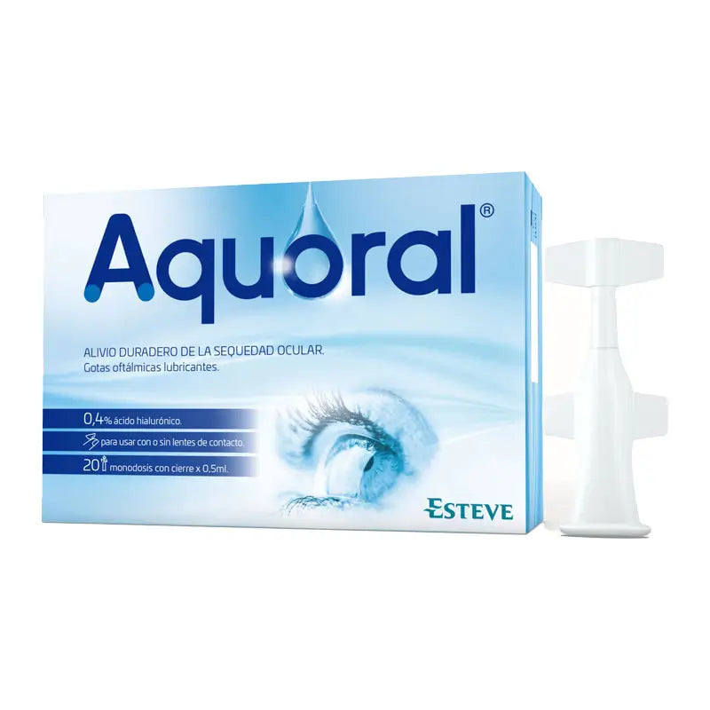 Aquoral Ophthalmological Drops, 20 Single Doses