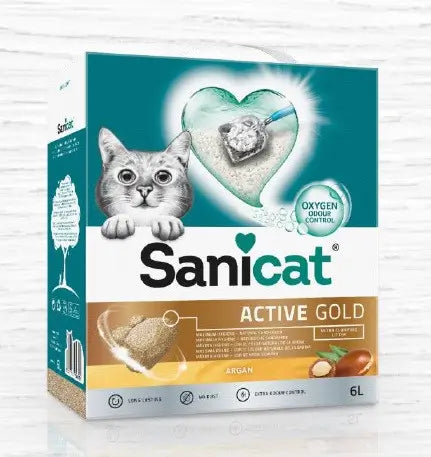 Sanicat Active Gold Cat Litter 6L