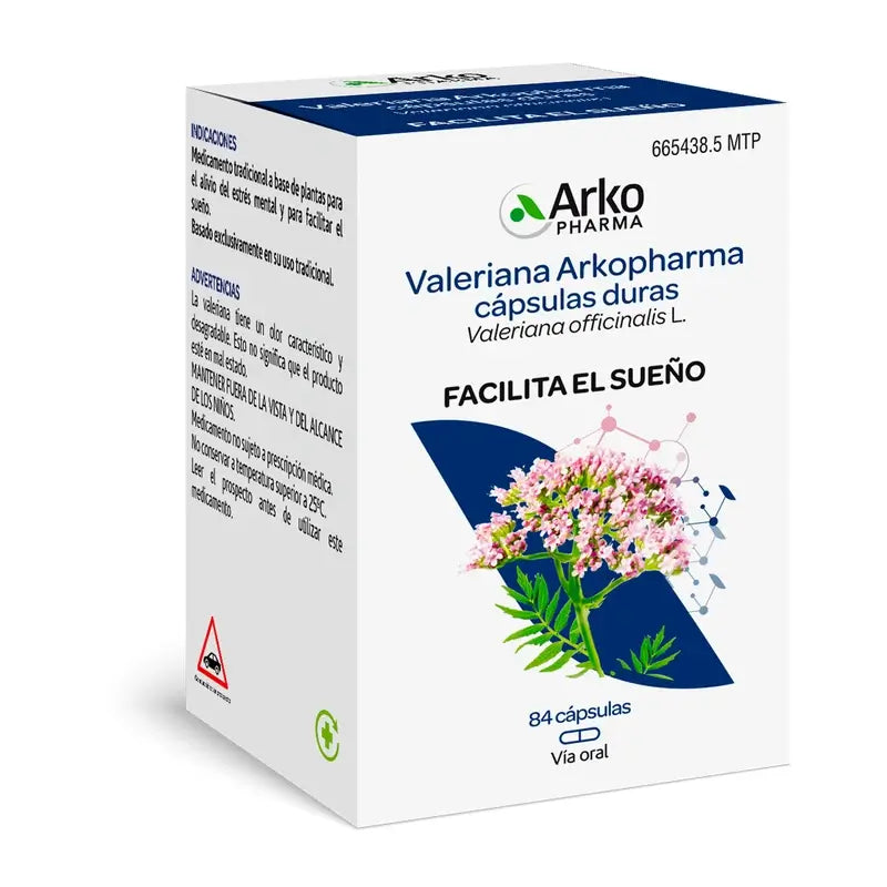 Arkocápsulas Valeriana 84 Capsules Arkopharma