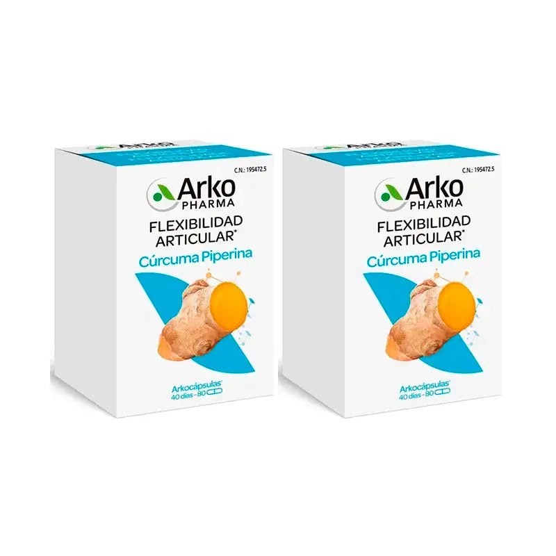 Arkopharma Curcuma Bio, 2X80 capsules