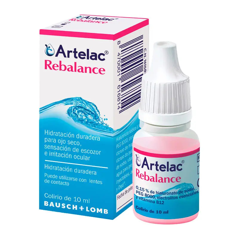 Bausch & Lomb Artelac Rebalance Sterile Eye Drops 10 ml