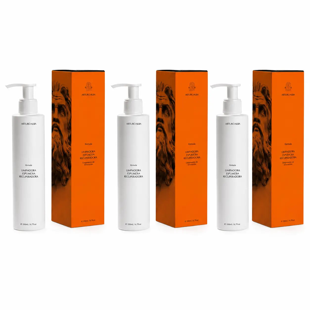 Arturo Alba Revitalising Foaming Cleanser 200ml, pack of 3