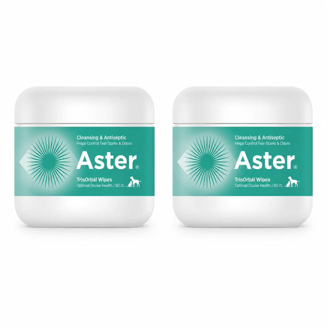 Aster Vetnova Aster Trisoftal Wipes, 50 Wipes , pack 2