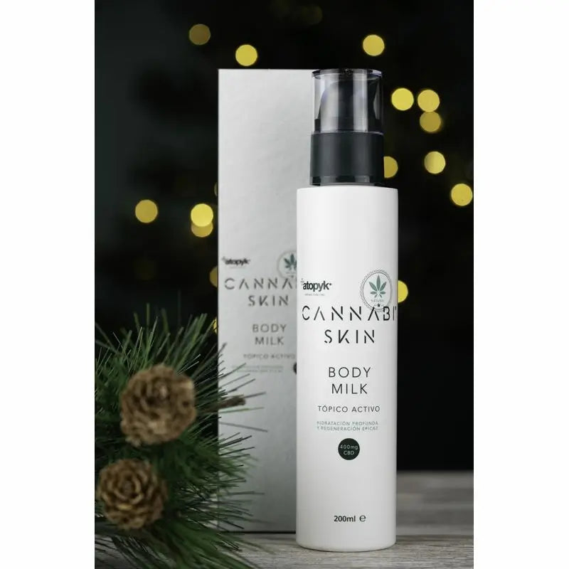 Atopyk Cannabiskin Bodymilk Natural Moisturising Body Milk CBD, 200 ml