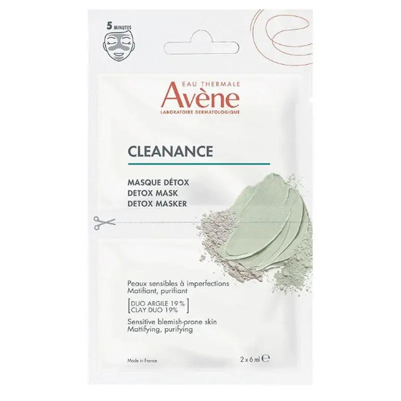 Avène Cleanance Detox Mask 2x6ml