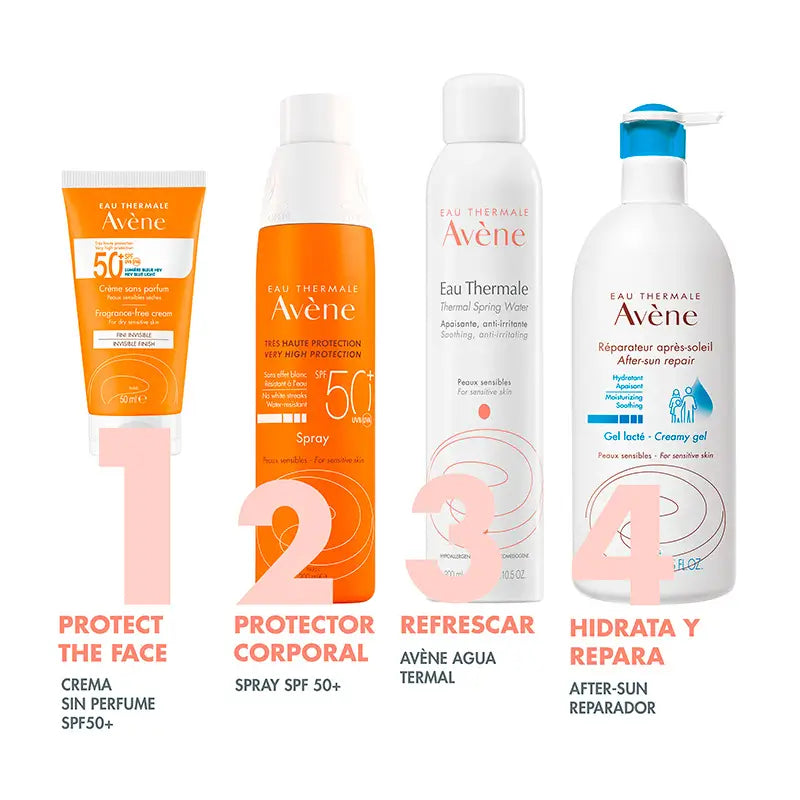 Avène Sunscreen SPF 50+ Unscented 50 ml