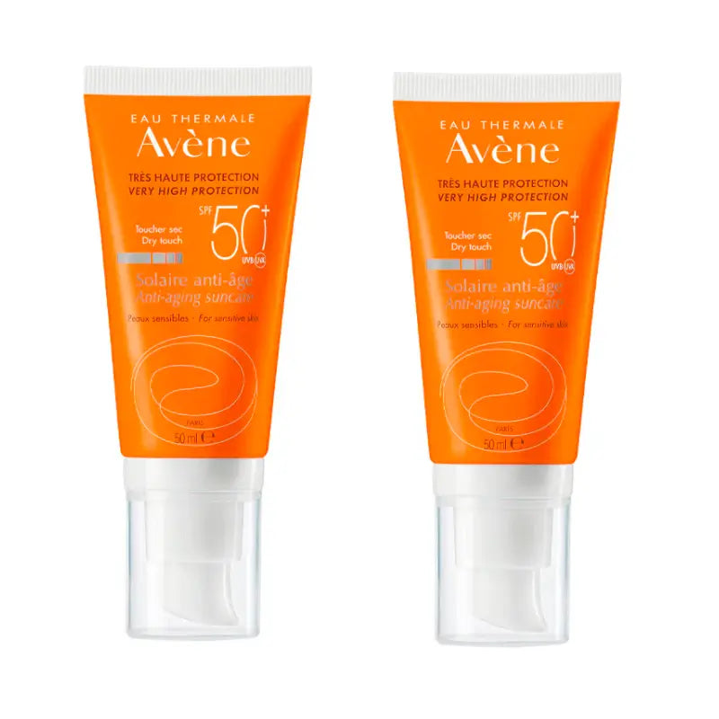 Avène Duplo Sun Cream Spf 50+ Anti-Ageing, 2X50 Ml