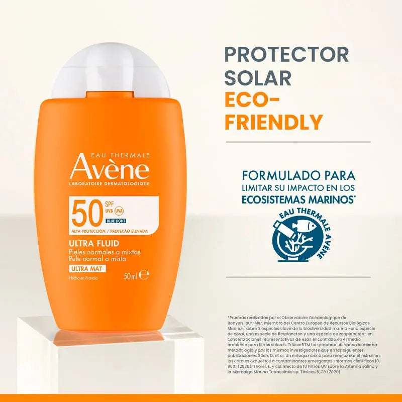 Avène Ultra Fluid Ultra Mat Spf50+, 50 ml
