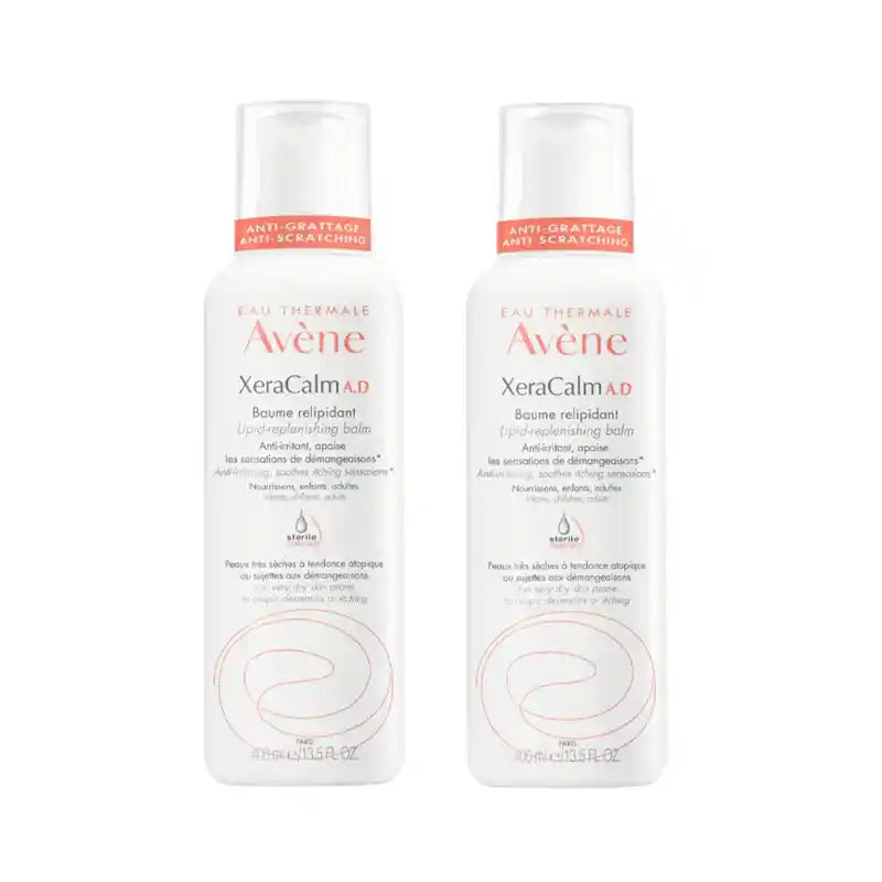 Avène Xeracalm Ad Relipidising Balm, 2X400 Ml