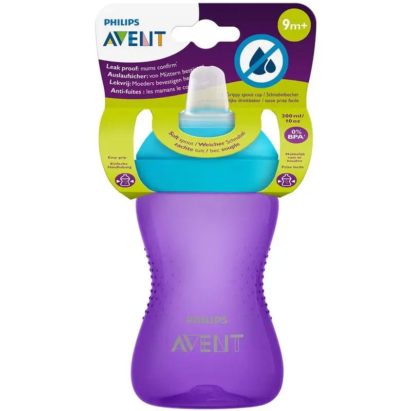 Avent Cup With Hard Mouthpiece +12M - 300Ml, Purple