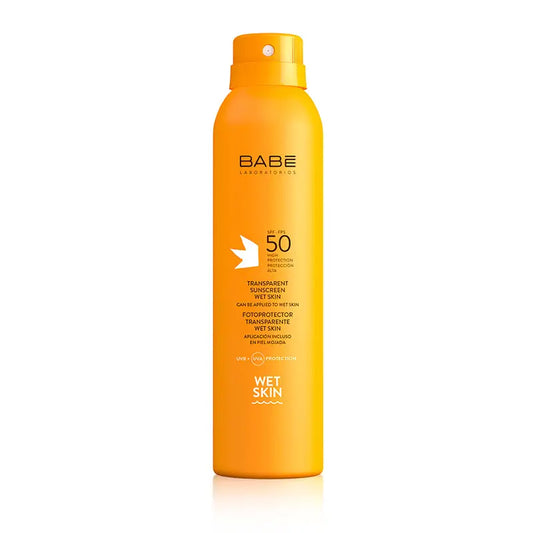 BABÉ Fotoprotector Transparent Wet Skin SPF 50, 200 ml