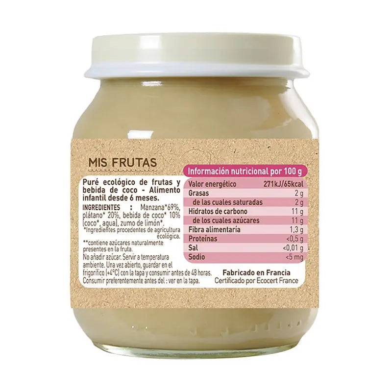 Babybio Banana and Apple - 130 g